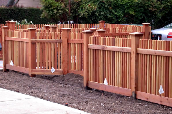 Redwood Fence Designs